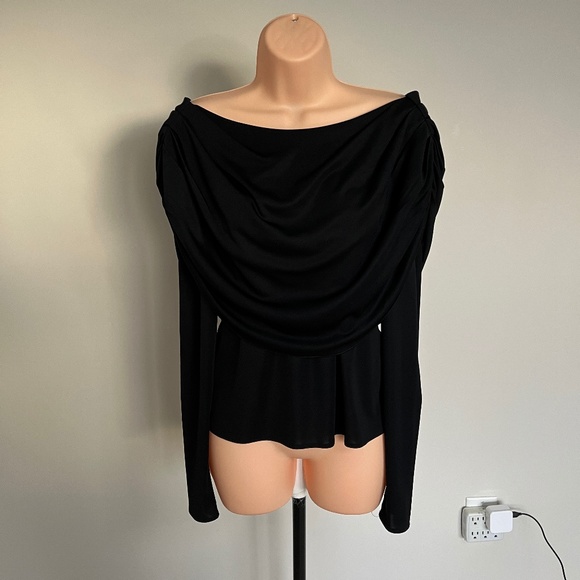 Vintage Debbie Shuchat Top - Black - Size S - M - Picture 1 of 9